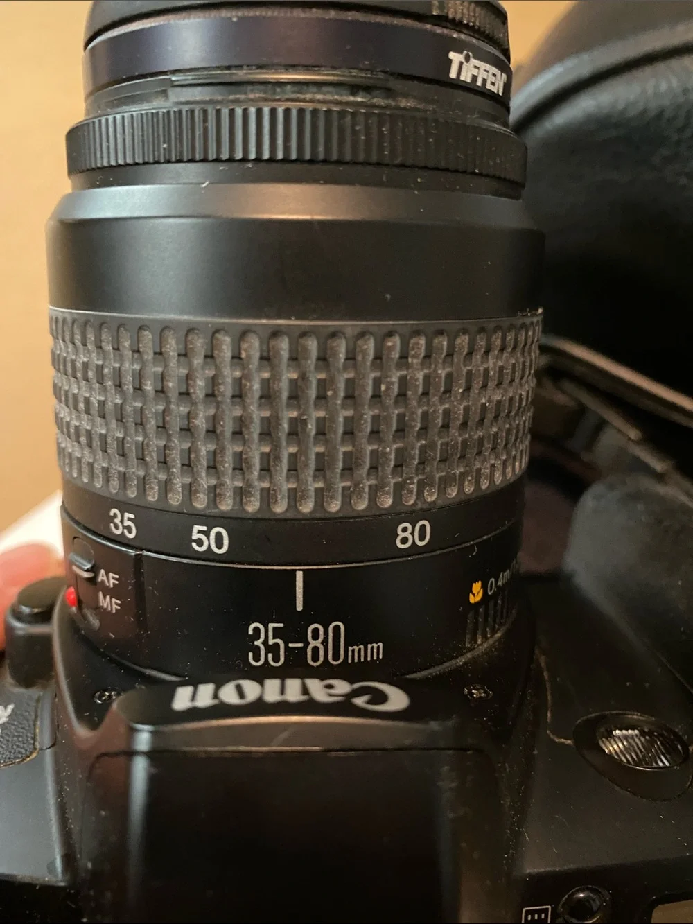 Canon EOS Rebel G Black SLR Camera with Zoom Lens FILM Camera
